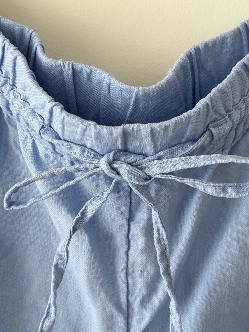 Charter Club 100% Linen Blue Wide Leg Pants - Picture 6 of 16